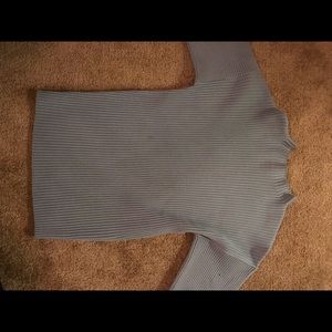 Blue Long Sleeve Sweater